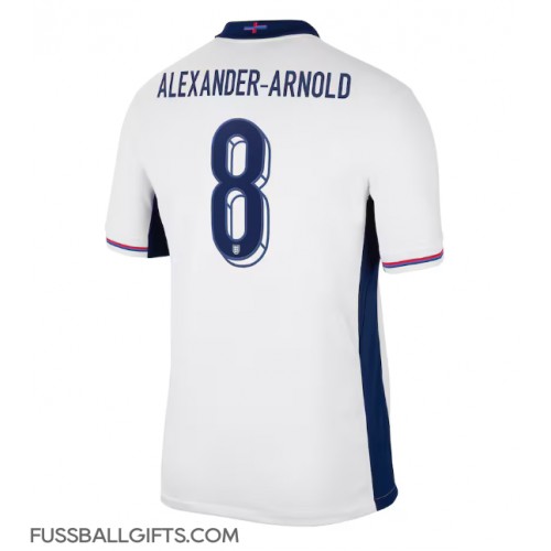 England Alexander-Arnold #8 Fußballbekleidung Heimtrikot EM 2024 Kurzarm